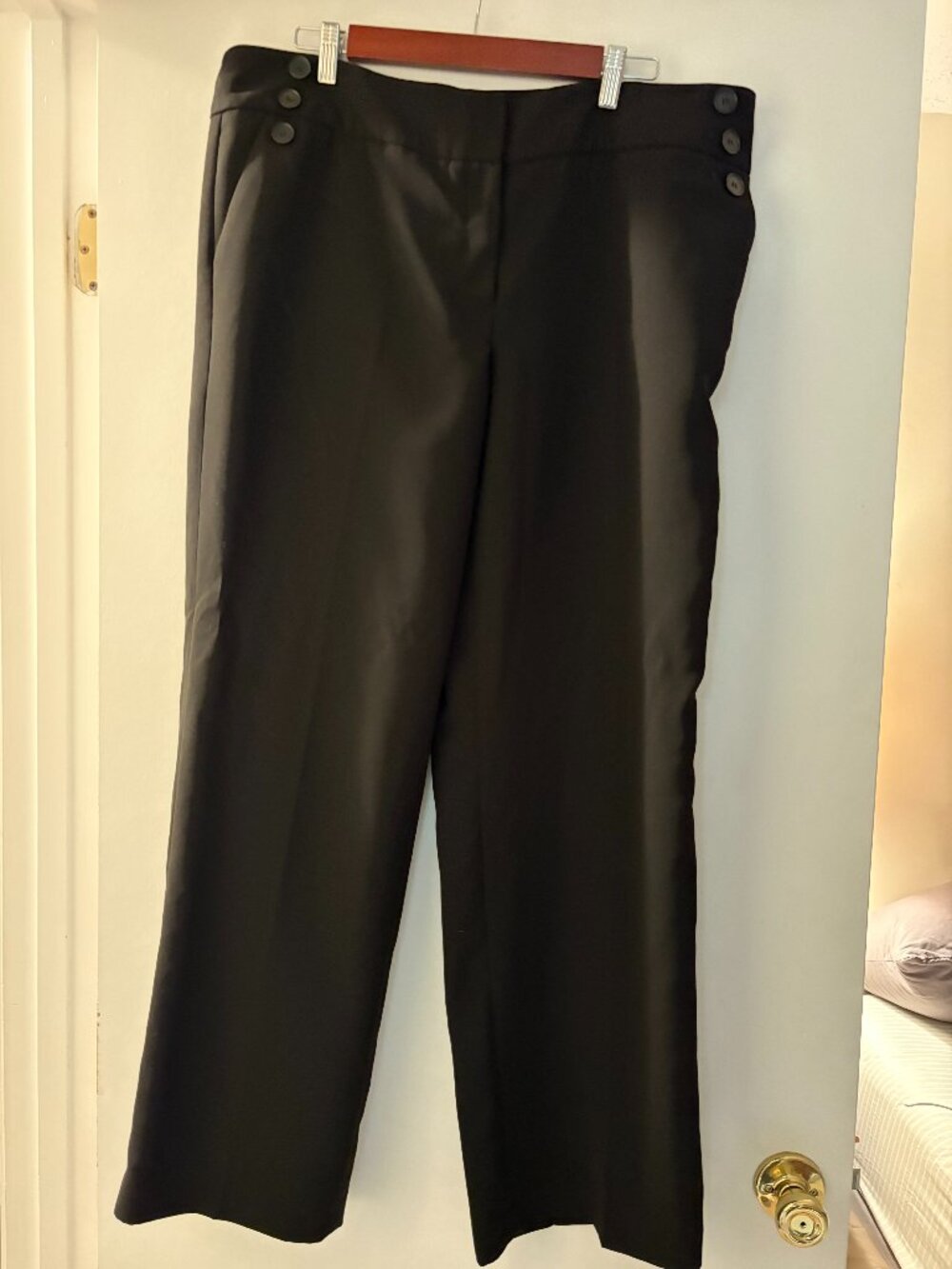 Kasper Size 16 Black Suit Pants - excellent condition